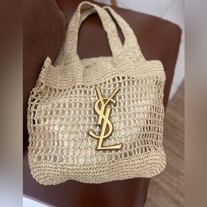 Luxury Tan Tote with Iconic Logo